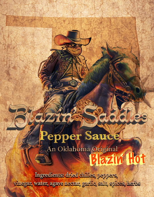 Blazin' Saddles Pepper Sauce - Blazin' Hot
